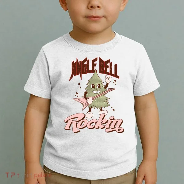 Jingle Bell Rockin Guitar Tree Toddler T-Shirt