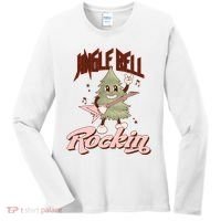 Jingle Bell Rockin Guitar Tree Women's Long Sleeve Shirt thumb 0