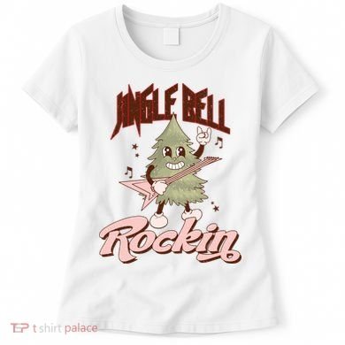 Jingle Bell Rockin Guitar Tree Women's T-Shirt