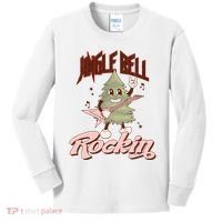 Jingle Bell Rockin Guitar Tree Kids Long Sleeve Shirt thumb 0