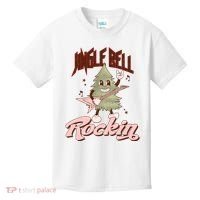 Jingle Bell Rockin Guitar Tree Kids T-Shirt thumb 0