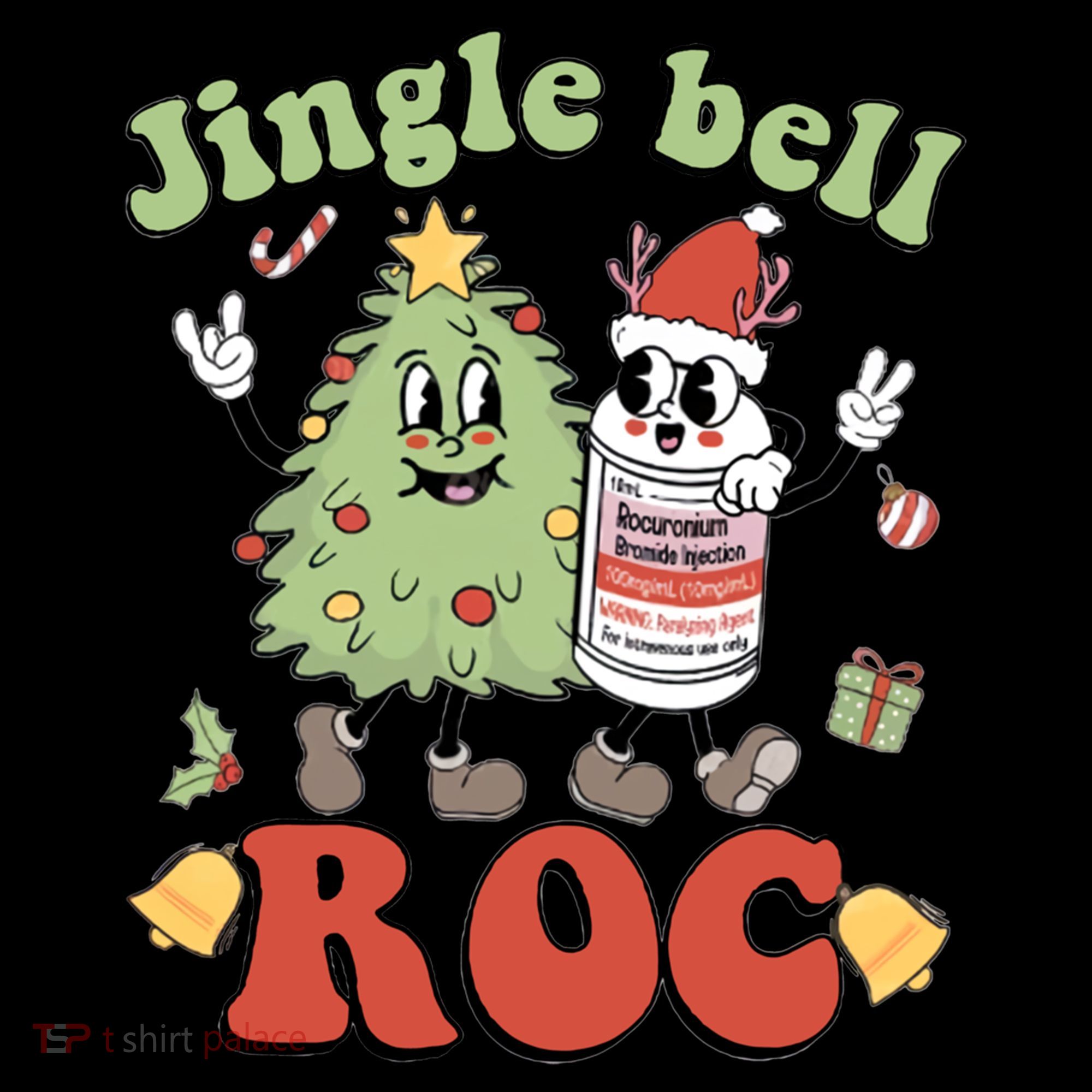 Jingle Bell Roc Icu Nurse Christmas Intensive Care Unit Gift Coffee Mug
