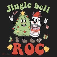 Jingle Bell Roc Icu Nurse Christmas Intensive Care Unit Gift Golf Towel thumb 3
