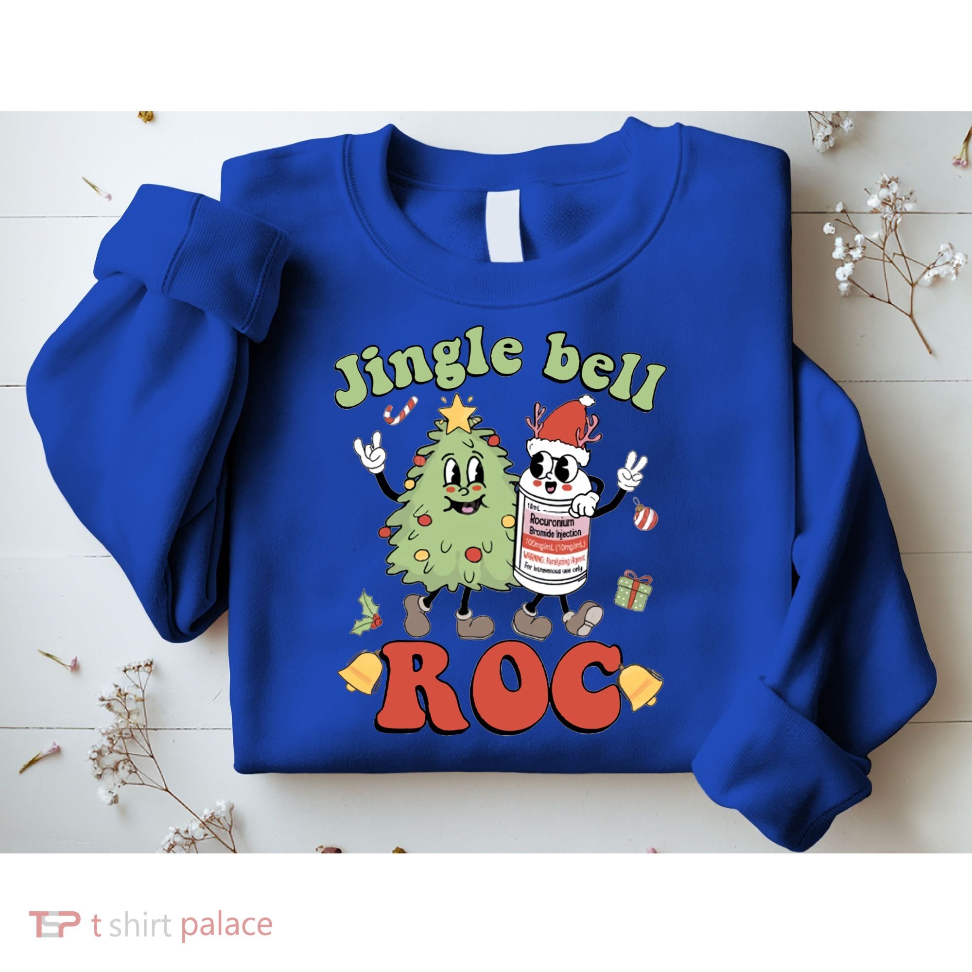 Jingle Bell Roc Icu Nurse Christmas Intensive Care Unit Gift Sweatshirt