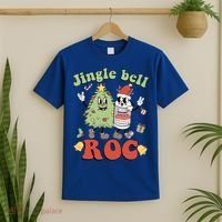 Jingle Bell Roc Icu Nurse Christmas Intensive Care Unit Gift T-Shirt thumb 2
