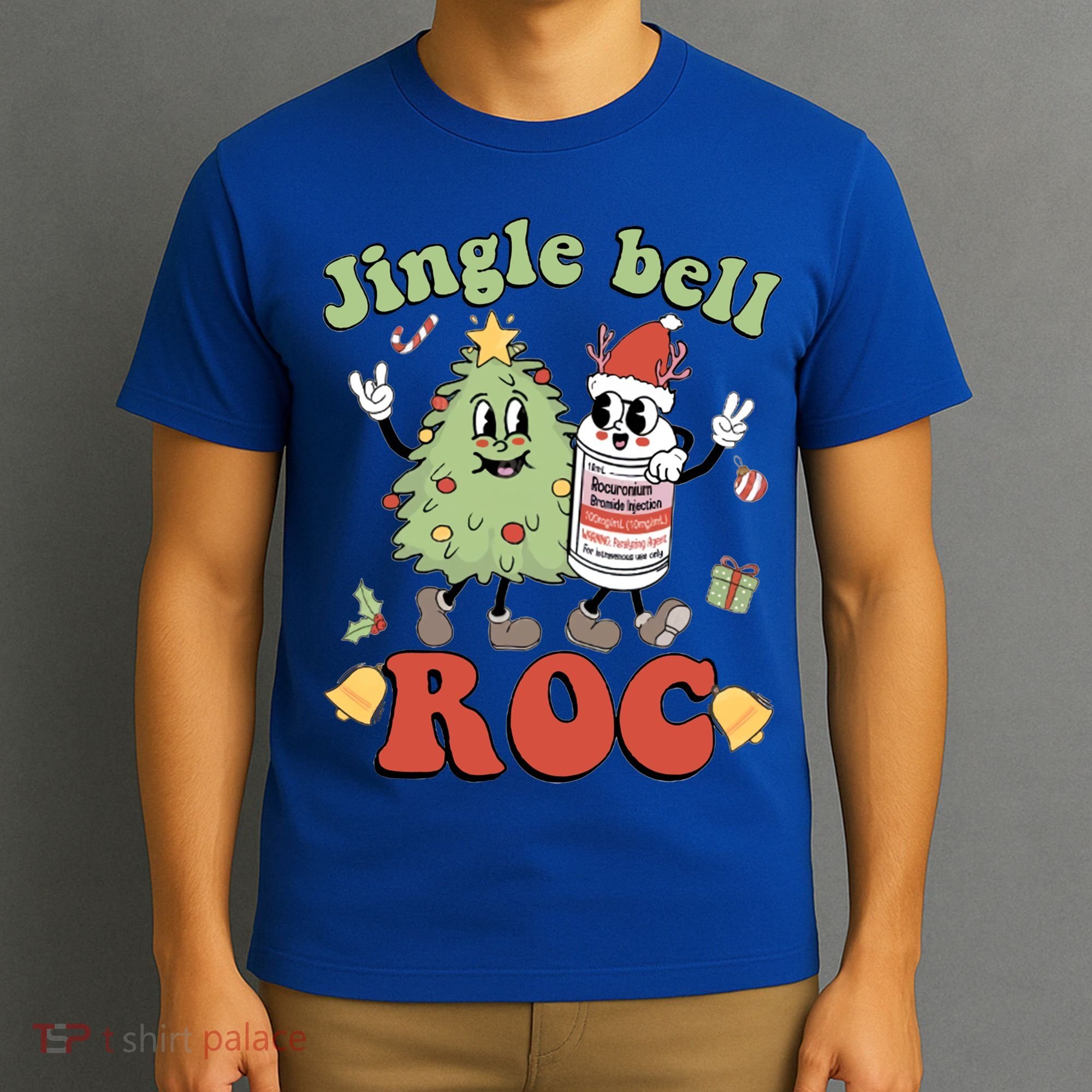 Jingle Bell Roc Icu Nurse Christmas Intensive Care Unit Gift T-Shirt