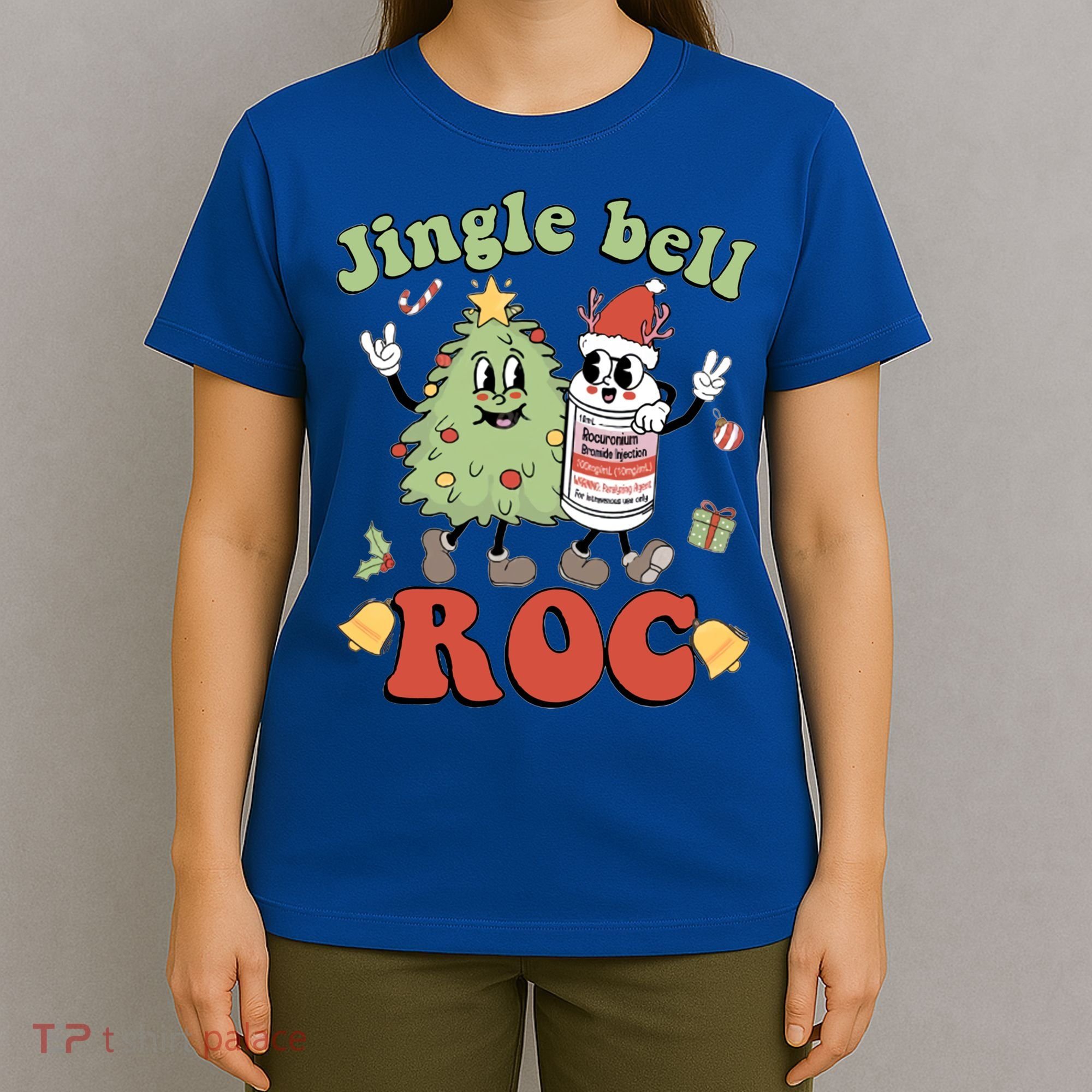 Jingle Bell Roc Icu Nurse Christmas Intensive Care Unit Gift T-Shirt