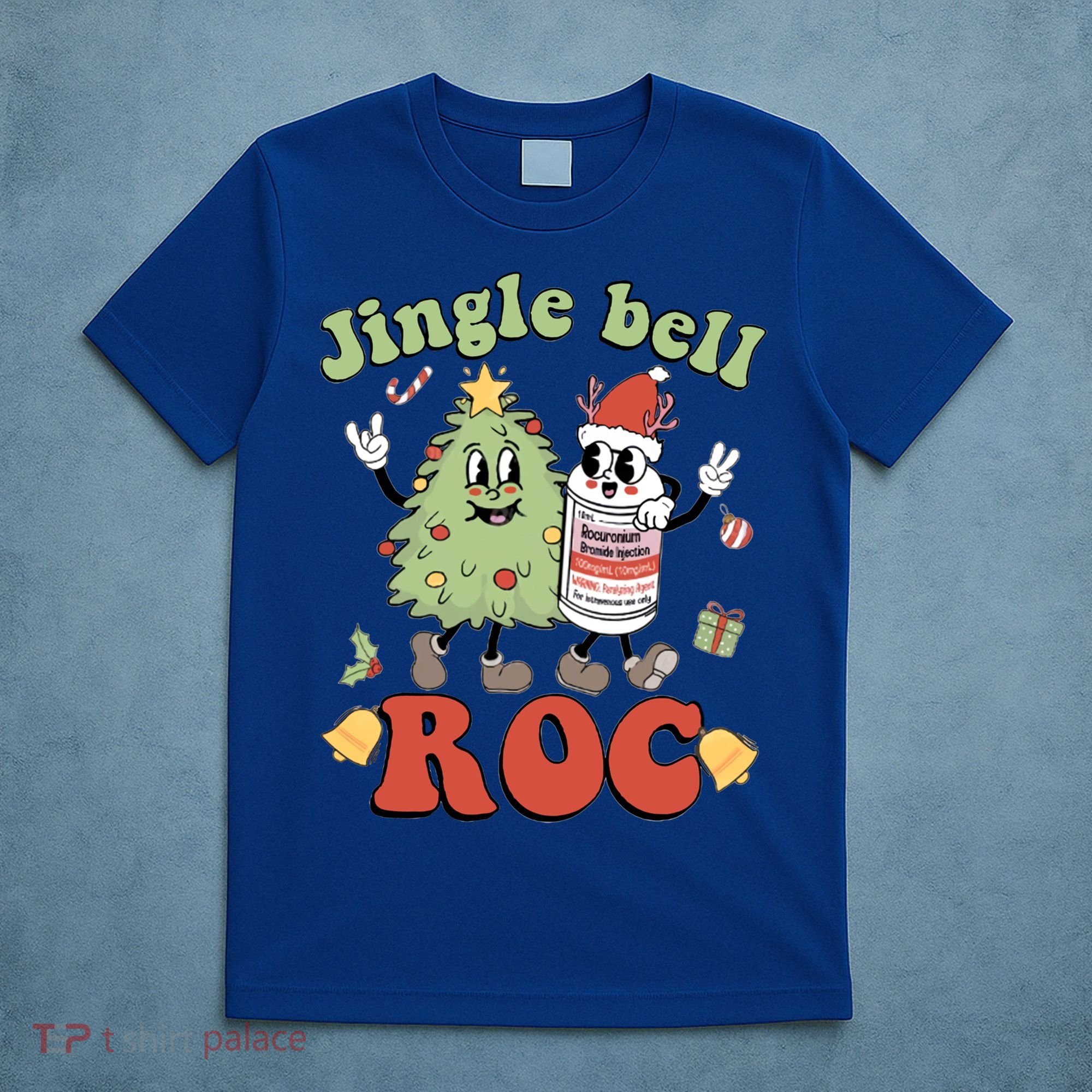 Jingle Bell Roc Icu Nurse Christmas Intensive Care Unit Gift T-Shirt