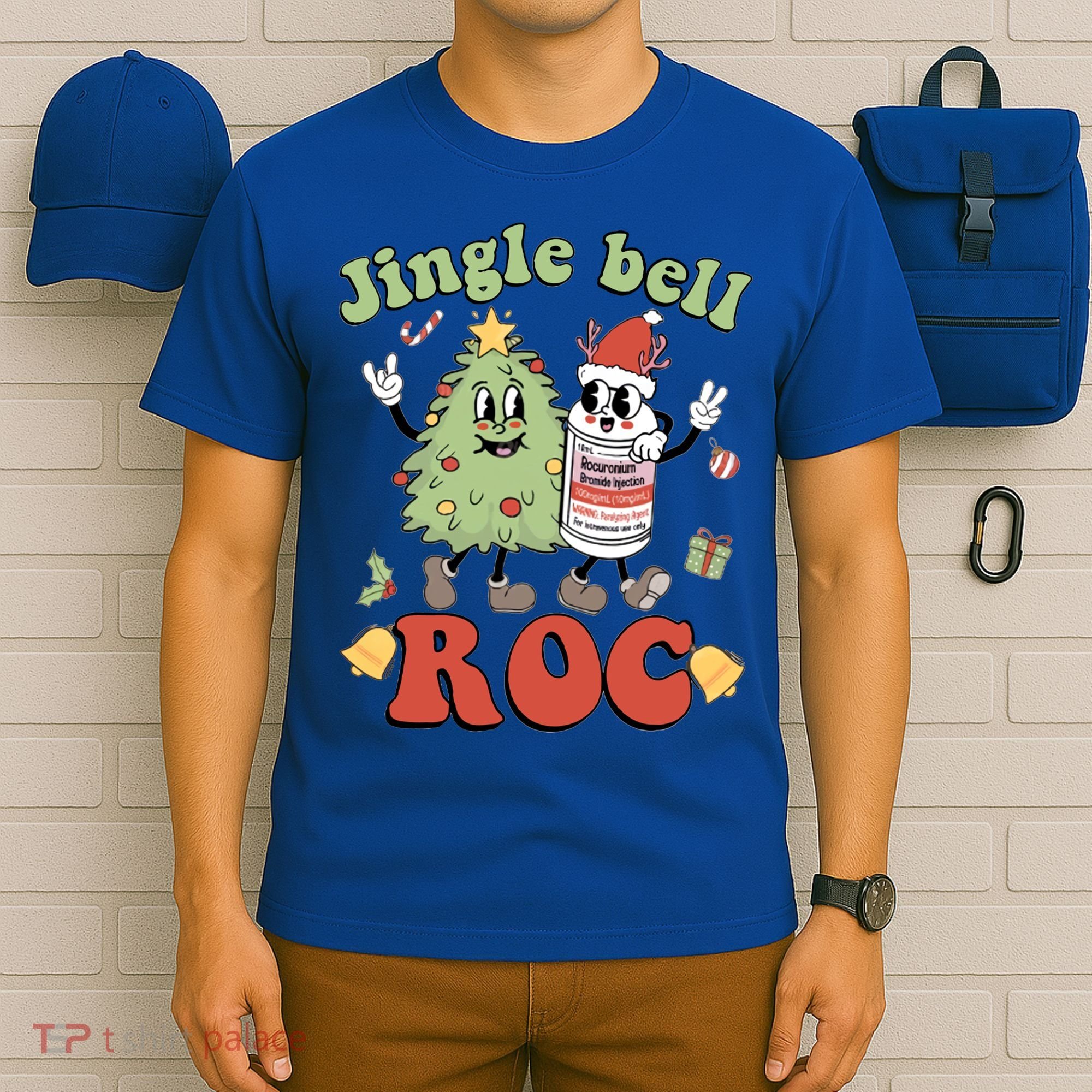 Jingle Bell Roc Icu Nurse Christmas Intensive Care Unit Gift T-Shirt