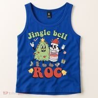 Jingle Bell Roc Icu Nurse Christmas Intensive Care Unit Gift Tank Top thumb 2