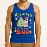 Jingle Bell Roc Icu Nurse Christmas Intensive Care Unit Gift Tank Top thumb 3