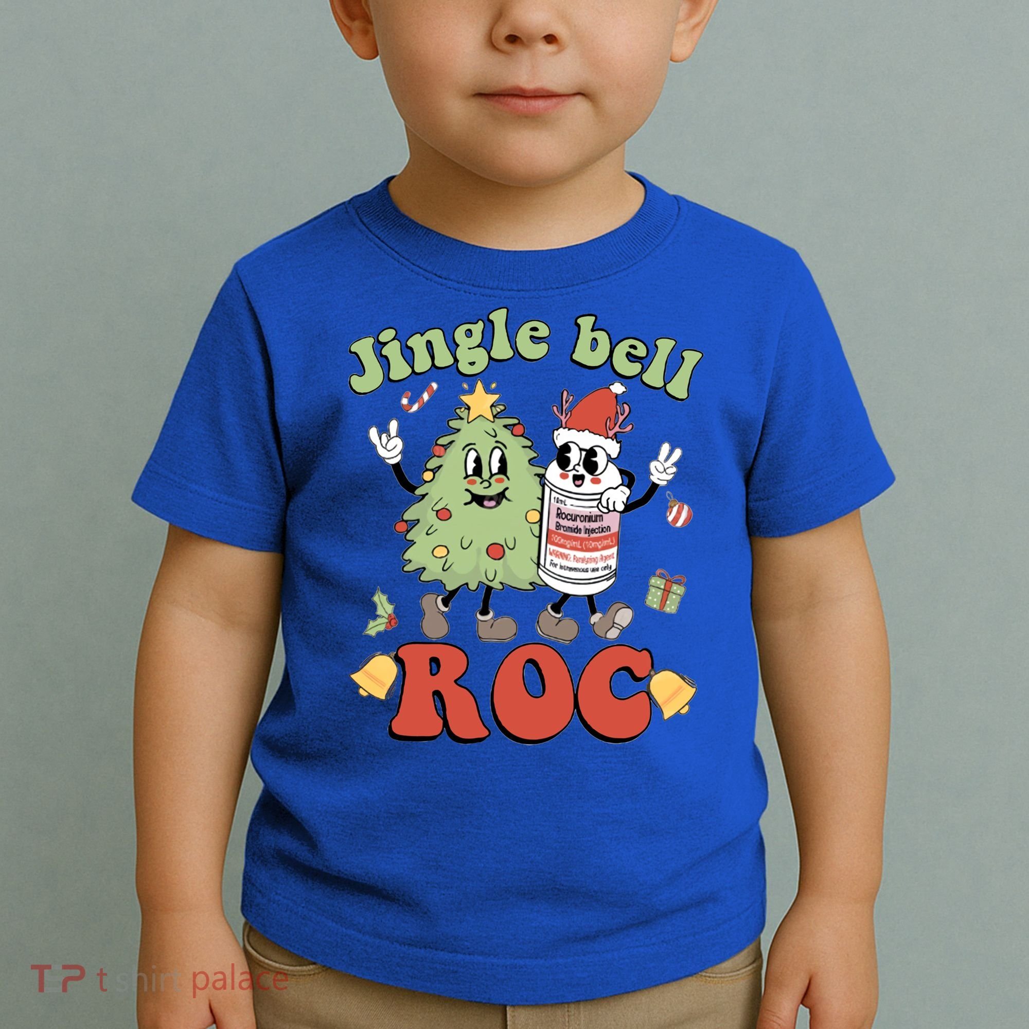 Jingle Bell Roc Icu Nurse Christmas Intensive Care Unit Gift Toddler T-Shirt