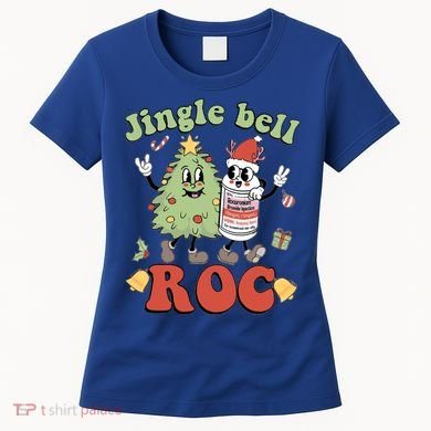 Jingle Bell Roc Icu Nurse Christmas Intensive Care Unit Gift Women's T-Shirt