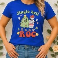 Jingle Bell Roc Icu Nurse Christmas Intensive Care Unit Gift Women's T-Shirt thumb 2