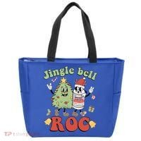 Jingle Bell Roc Icu Nurse Christmas Intensive Care Unit Gift Tote Bag thumb 0