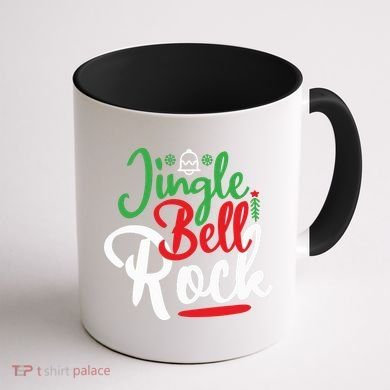 Jingle Bell Rock Christmas Coffee Mug back