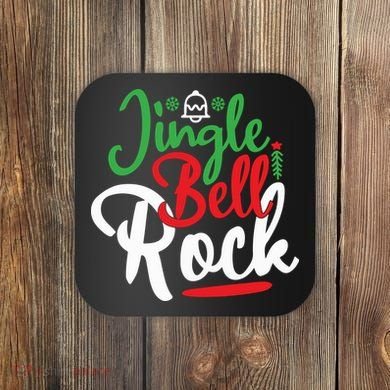 Jingle Bell Rock Christmas Coaster