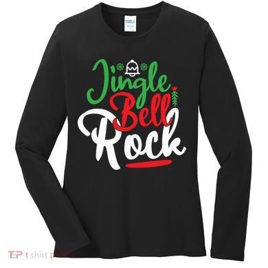 Jingle Bell Rock Christmas Women's Long Sleeve Shirt