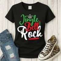 Jingle Bell Rock Christmas Women's T-Shirt thumb 3