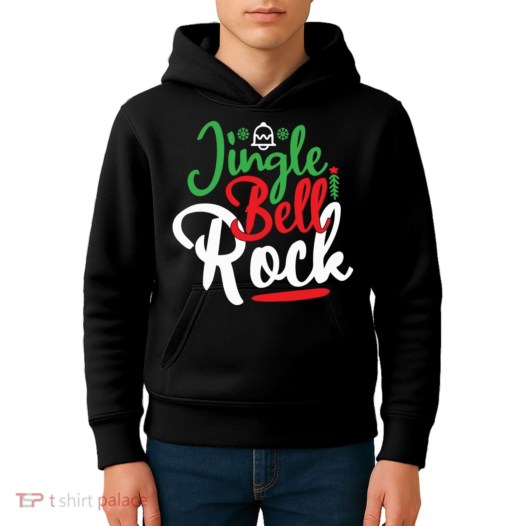 Jingle Bell Rock Christmas Kids Hoodie