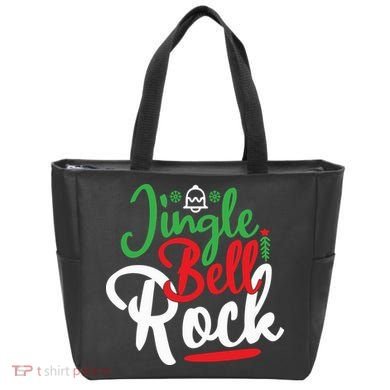 Jingle Bell Rock Christmas Tote Bag
