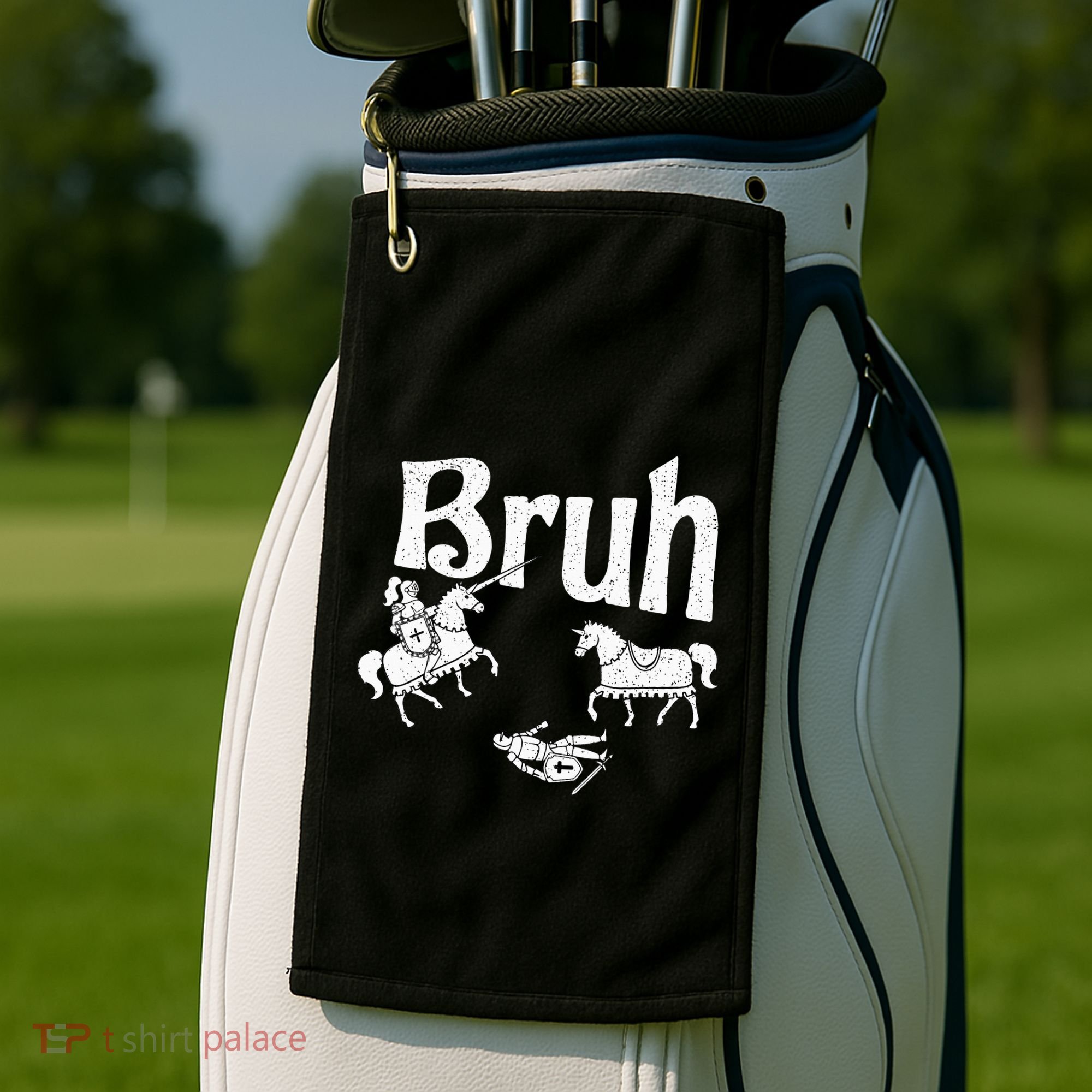 Jousting Bro Renaissance Festival Medieval Golf Towel