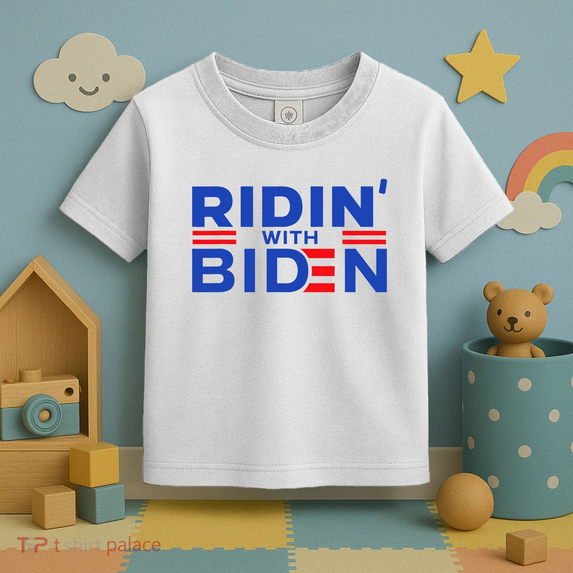 Joe Biden Ridin With Biden Riding With Biden Toddler T-Shirt