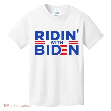 Joe Biden Ridin With Biden Riding With Biden Kids T-Shirt