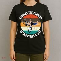 Joe Biden Running The Country Is Like Riding A Bike T-Shirt thumb 4