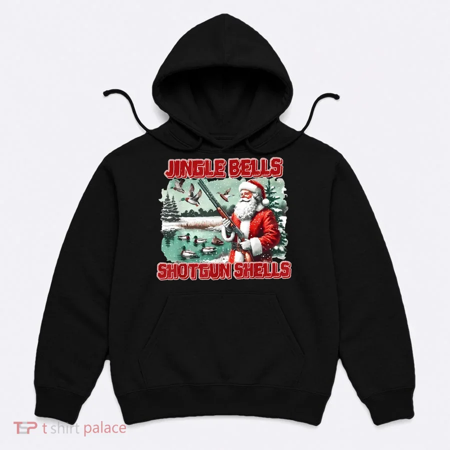 Jingle Bells Shotgun Shells Vintage Hoodie