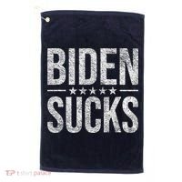 JOE BIDEN SUCKS ANTI BIDEN Biden Suck Golf Towel thumb 0