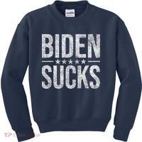 JOE BIDEN SUCKS ANTI BIDEN Biden Suck Kids Sweatshirt thumb 0