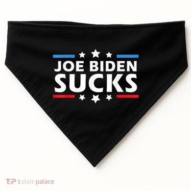 Joe Biden Sucks, Anti Biden USA-Made Doggie Bandana