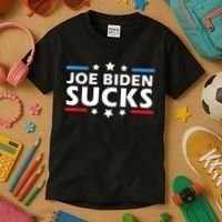 Joe Biden Sucks, Anti Biden Kids T-Shirt thumb 3