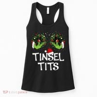 Jingle Balls Tinsel Tits Couples Christmas Matching Couple Women's Tank Top thumb 0