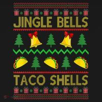 Jingle Bell Taco Shells Funny Christmas Mexican Gift Doggie Tank thumb 4