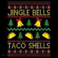 Jingle Bell Taco Shells Funny Christmas Mexican Gift Coffee Mug thumb 5