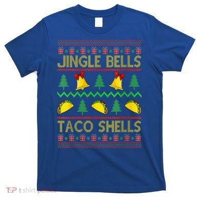 Jingle Bell Taco Shells Funny Christmas Mexican Gift T-Shirt