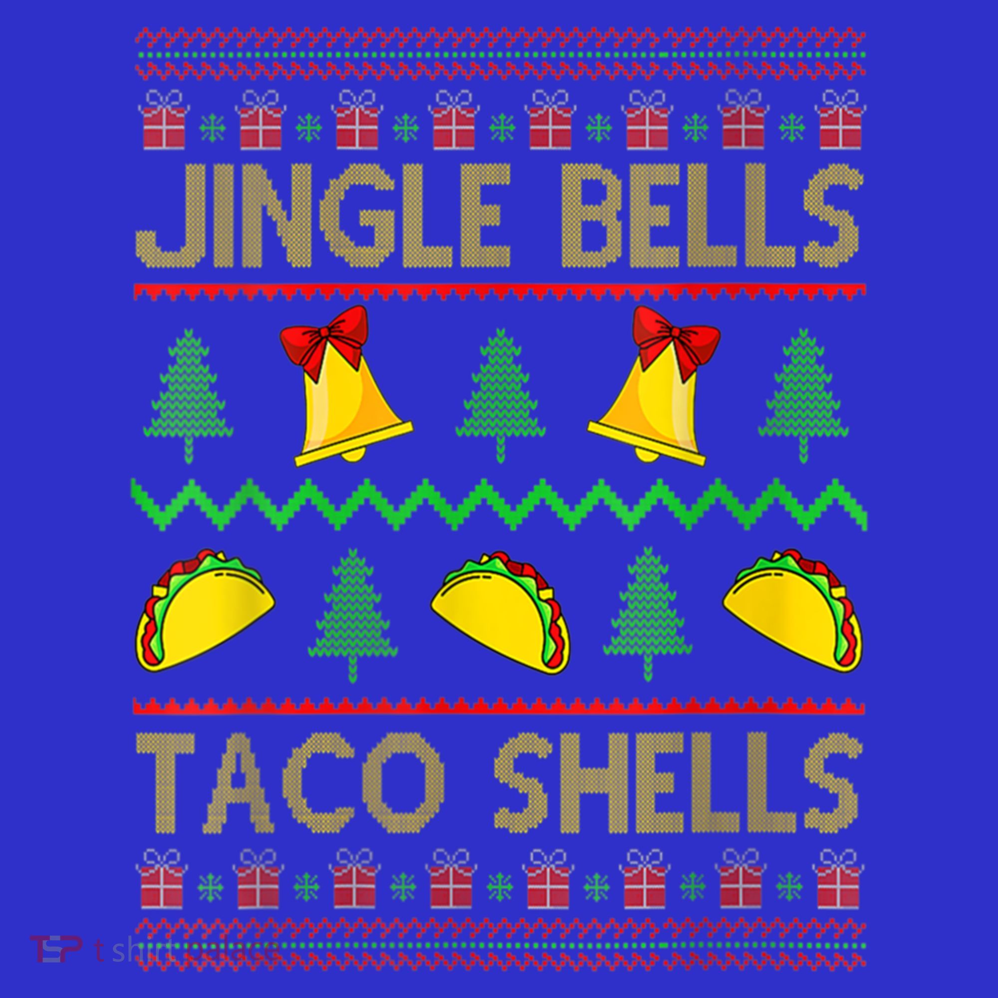 Jingle Bell Taco Shells Funny Christmas Mexican Gift Women's Tank Top