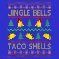 Jingle Bell Taco Shells Funny Christmas Mexican Gift Toddler T-Shirt thumb 4