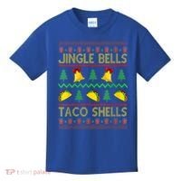 Jingle Bell Taco Shells Funny Christmas Mexican Gift Kids T-Shirt thumb 0