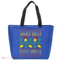 Jingle Bell Taco Shells Funny Christmas Mexican Gift Tote Bag thumb 0