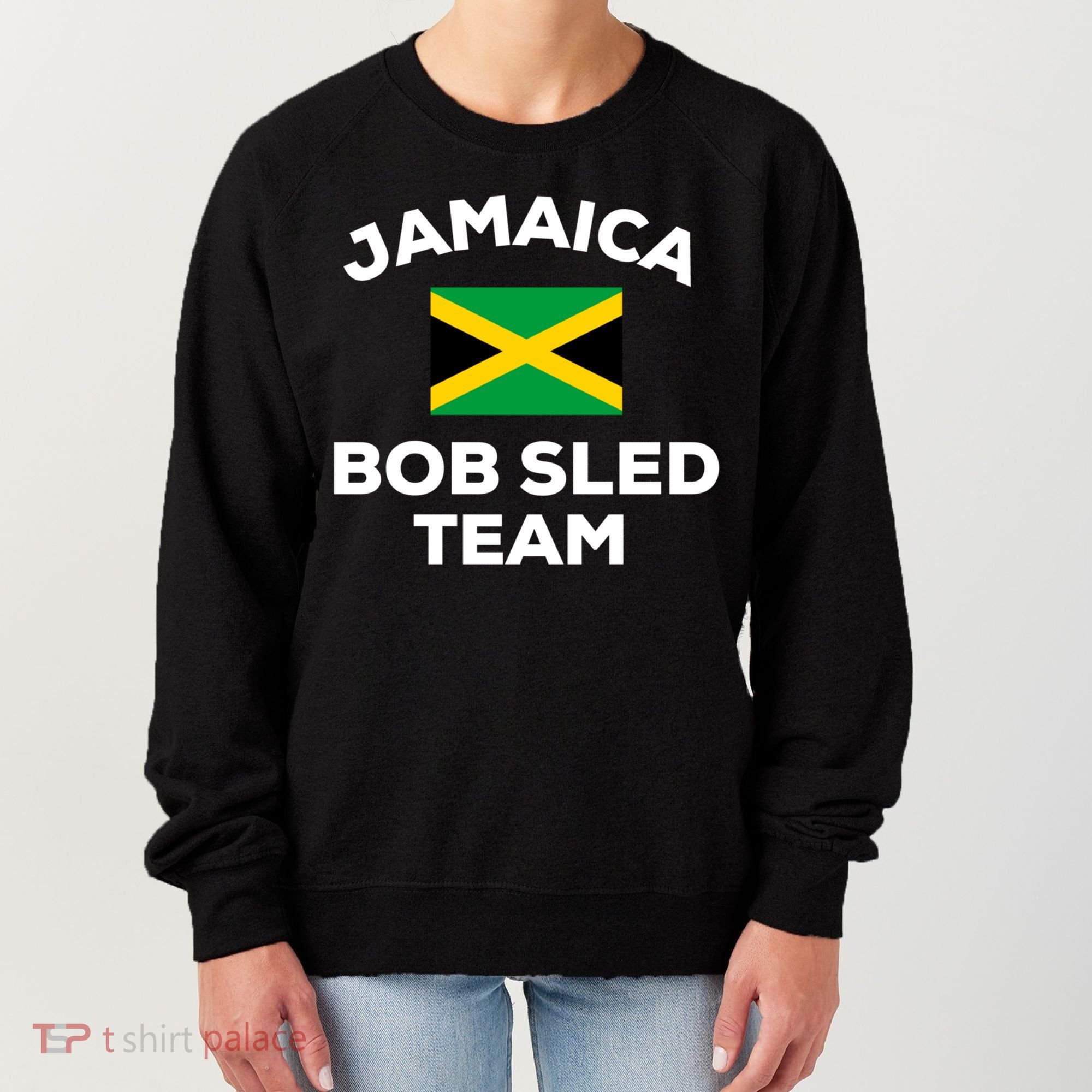 Jamaica Bobsled Team Jamaican Flag Gift Women's Sweatshirt