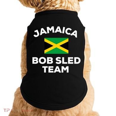 Jamaica Bobsled Team Jamaican Flag Gift Doggie Tank