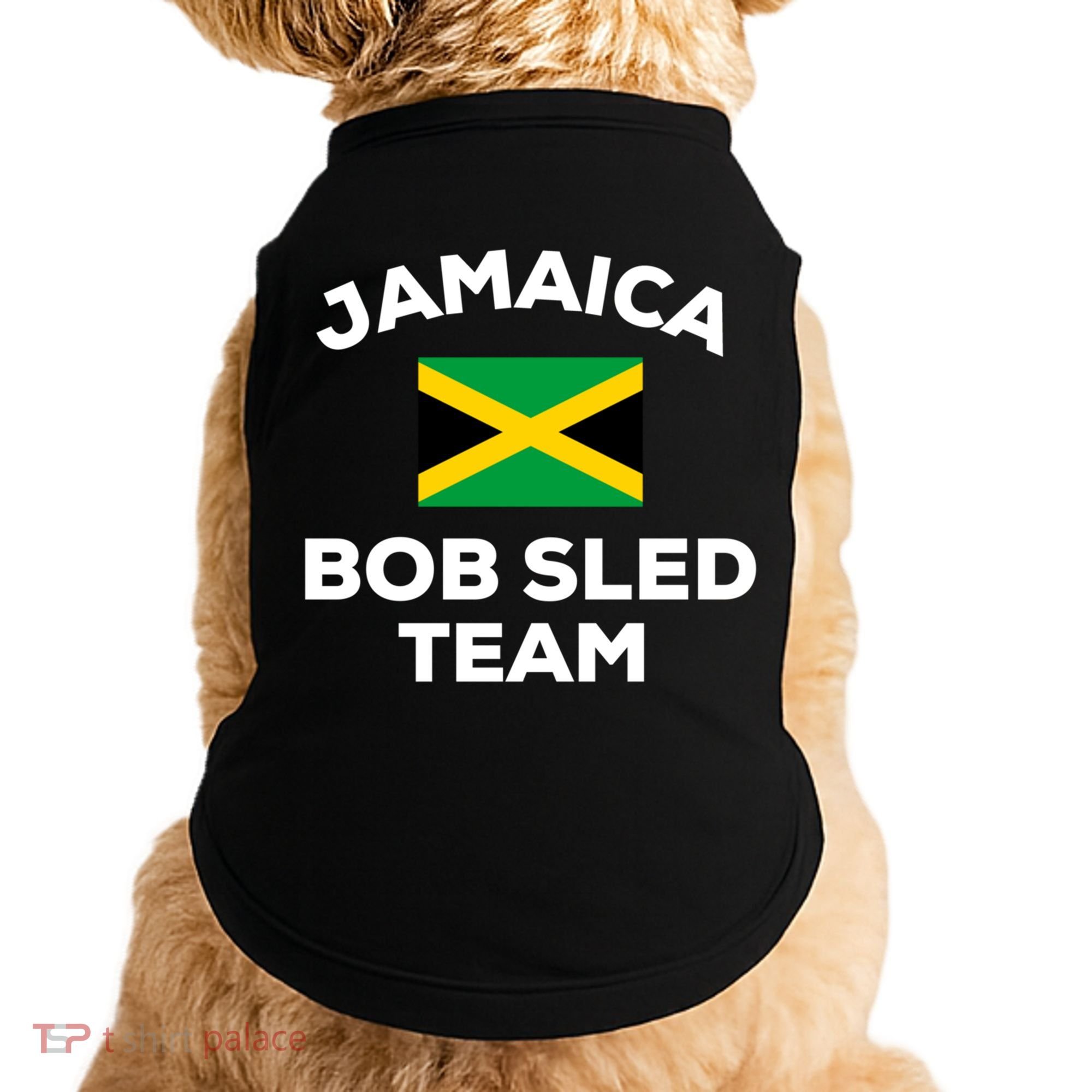 Jamaica Bobsled Team Jamaican Flag Gift Doggie Tank