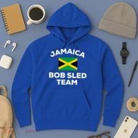 Jamaica Bobsled Team Jamaican Flag Gift Hoodie thumb 3