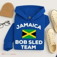 Jamaica Bobsled Team Jamaican Flag Gift Hoodie thumb 4
