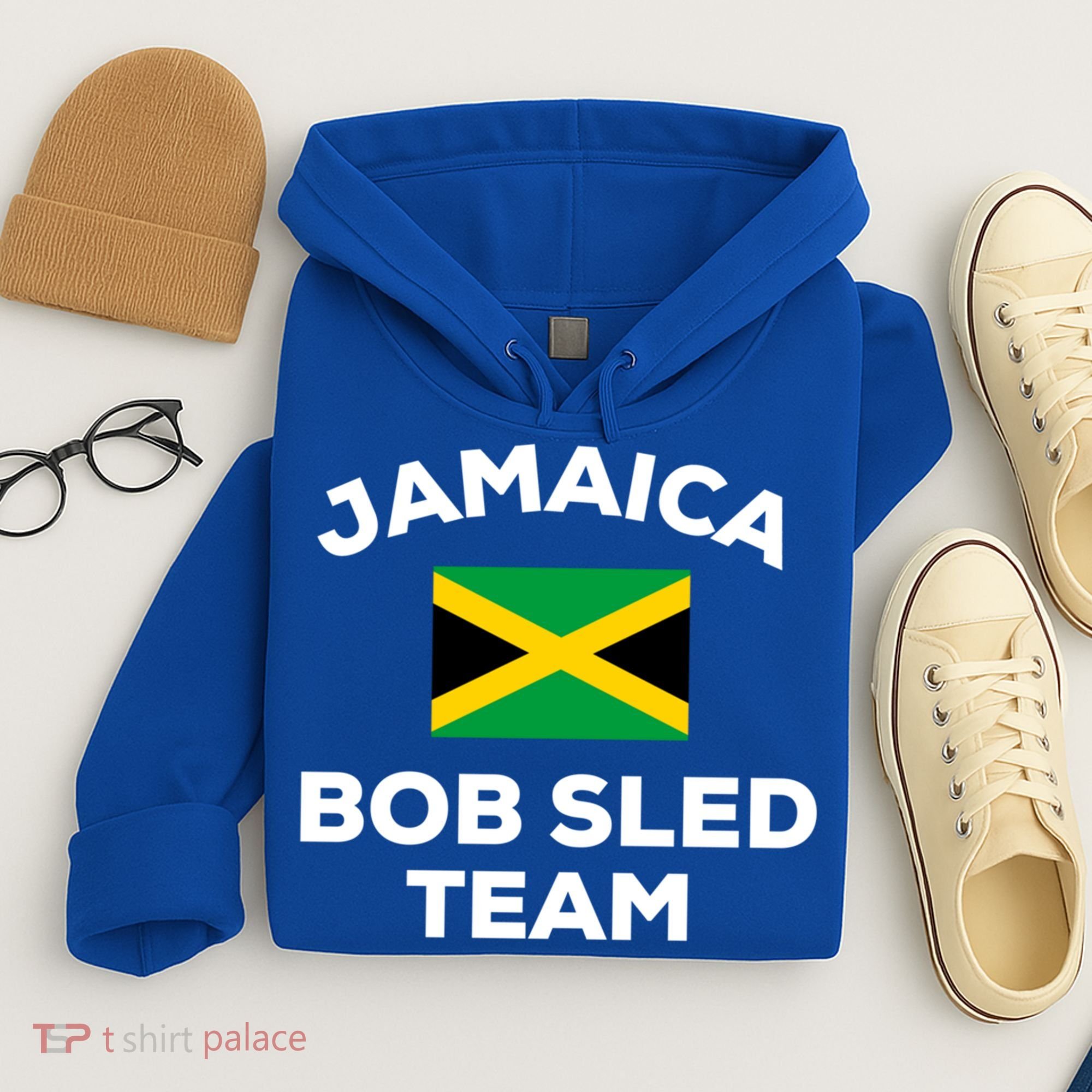 Jamaica Bobsled Team Jamaican Flag Gift Hoodie