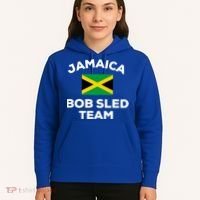 Jamaica Bobsled Team Jamaican Flag Gift Hoodie thumb 5