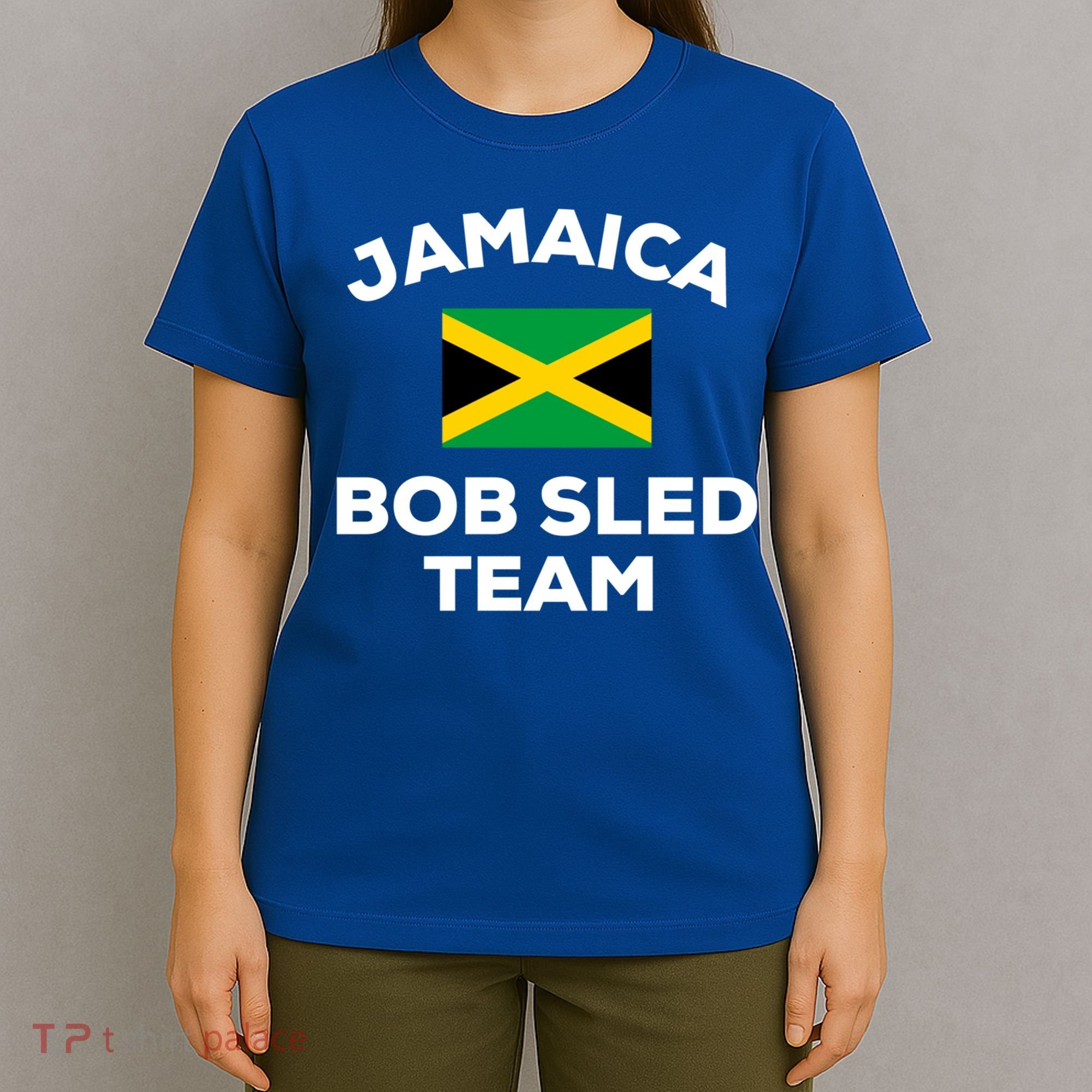 Jamaica Bobsled Team Jamaican Flag Gift T-Shirt